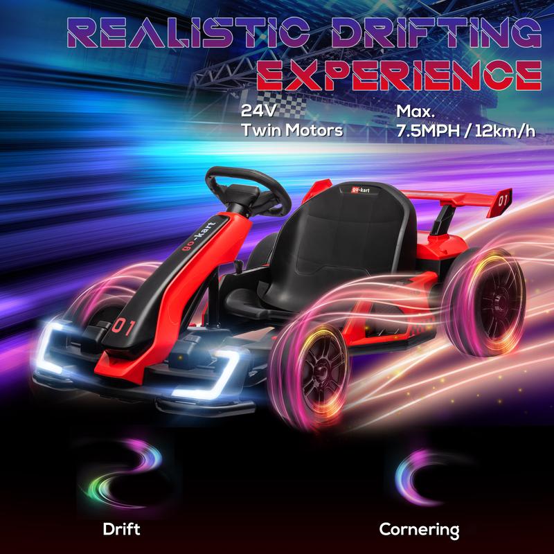 VoltRacer™ 24V Electric Drift Kart